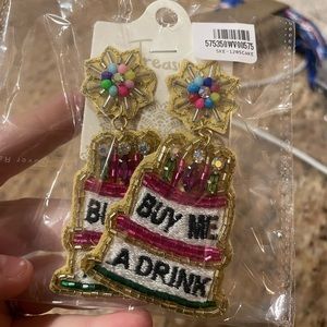 21st Birthday/Buy Me a Drink Earrings